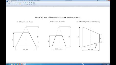 sheet metal pyramid|sheet metal pattern development.